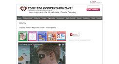 Desktop Screenshot of praktykalogopedyczna.pl